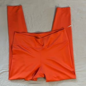 Orange Nike dri-fit leggings high-rise
